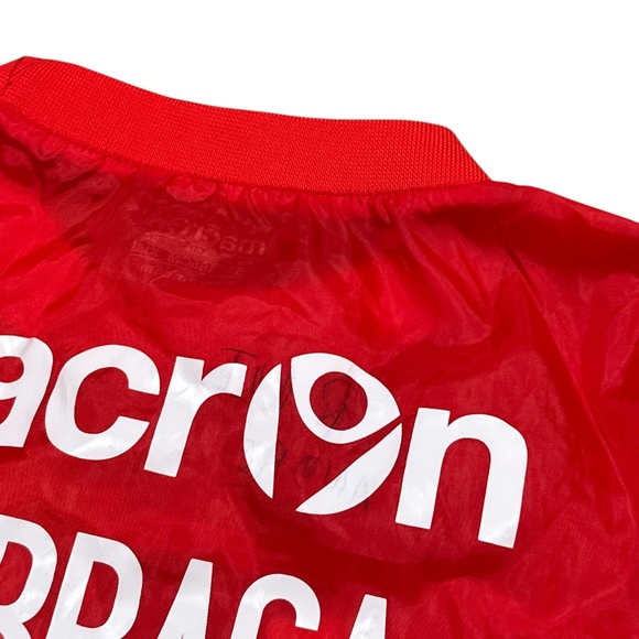 Vintage Macron SC Braga 2010-2011 Warmup Pullover Windbreaker Jacket Mens Small - Picture 8 of 12